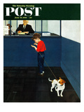 "Dog License" Saturday Evening Post Cover  June 21  1952