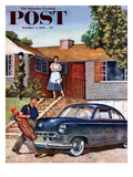 "This Car Needs Washing" Saturday Evening Post Cover  October 3  1953