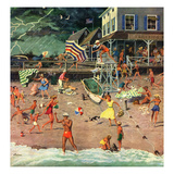 "Thunderstorm at the Shore"  July 10  1954
