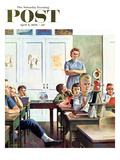 "Future Engineer" Saturday Evening Post Cover  April 4  1959