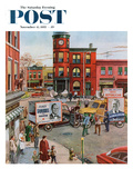 "Candidate Clash" Saturday Evening Post Cover  November 12  1955