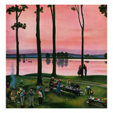 "Evening Picnic"  August 18  1951