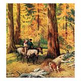 "Fall Horseback Ride"  October 20  1956