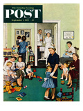"Separation Anxiety" Saturday Evening Post Cover  September 3  1955
