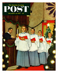 "Boys Christmas Choir" Saturday Evening Post Cover  December 26  1953
