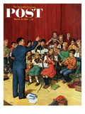 "School Orchestra" Saturday Evening Post Cover  March 22  1952