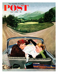 "Fork in the Road" Saturday Evening Post Cover  July 7  1956