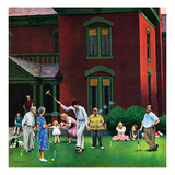 "Croquet Game"  September 29  1951