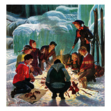 "Apres Ski Bonfire"  February 23  1952