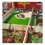 "Painting the Patio Green"  May 2  1953