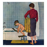 "Scuba in the Tub"  November 29  1958