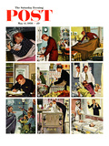 "Mr Mom" Saturday Evening Post Cover  May 12  1956