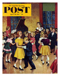"Dance Cotillion" Saturday Evening Post Cover  April 28  1951