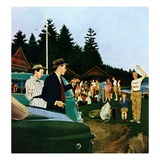 "First Day at Camp"  July 3  1954