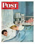 "Who's Turn" Saturday Evening Post Cover  January 21  1950