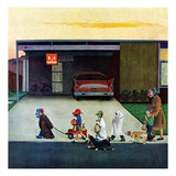 "Trick-Or-Treating in the Burbs"  November 1  1958