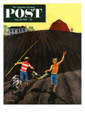 "Catfish" Saturday Evening Post Cover  May 28  1955