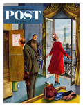 "Paris Hotel" Saturday Evening Post Cover  July 14  1956