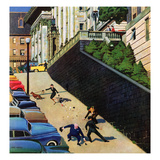 "Spilled Purse on Steep Hill"  March 26  1955