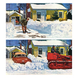 "Plowed-Over Driveway"  December 18  1954