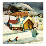 "Deep Snow Fall"  January 23  1954