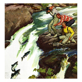 "Salmon Running Upstream"  May 17  1952