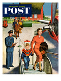 "Space Traveller" Saturday Evening Post Cover  November 8  1952