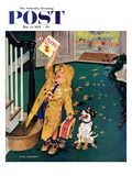 "Happy Mother's Day" Saturday Evening Post Cover  May 11  1957