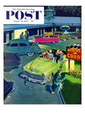 "No Vacancy" Saturday Evening Post Cover  August 29  1953