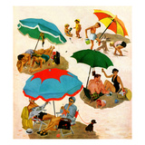 "Couples at the beach"  August 2  1952