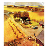 "Thanksgiving on the Farm"  November 26  1955