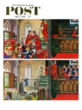 "Women's Choir" Saturday Evening Post Cover  May 3  1958
