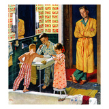 "Brushing Their Teeth"  January 29  1955