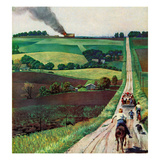 "Chasing the Fire Truck"  June 30  1956