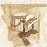 Boite et Chapeau Brun