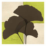 Ginkgo Brown Trio on Green