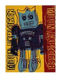 Moon Explorer Robot  c1983 (blue & yellow)