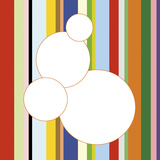 White Bubble on Stripe (detail)