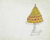 Cake  c1959 (brown and pink)
