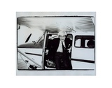 Self-Portrait  c1982 (airplane)
