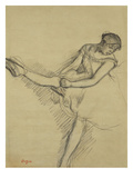 Dancer Seated  Readjusting Her Stocking; Danseuse Assise  Reajustant Son Bas