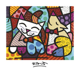 Happy Cat and Snob Dog