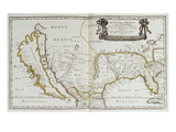New Mexico and Florida; Le Nouveau Mexique Et La Floride from the 'Atlas Nouveau'