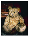 An Alpha Farnell Teddy Bear with Golden Mohair and Large Brown and Black Glass Eyes