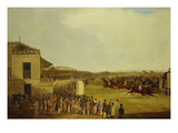 Col Peels's 'The Bey of Algiers'  Nat Flatman Up  Winning the 1840 Chester Cup