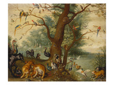 Animals and Birds in the Garden of Eden