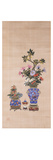 Floral Arrangements in Cloisonne Jars