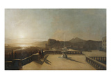 Figures on a Moonlit Terrace
