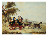 The Brighton-London Coach on the Open Road