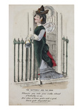 A Humorous Victorian Valentine Card; the Butterfly and the Grub